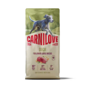 Ултра премиум суха храна за подрастващи кучета от едри породи Carnilove TRUE FRESH Duck Dry Food for Junior Large Breeds с 60% прясно патешко месо 1,5 кг
